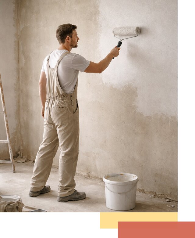 Грунтовка стен под отделку в Шумерле профессиональным раствором