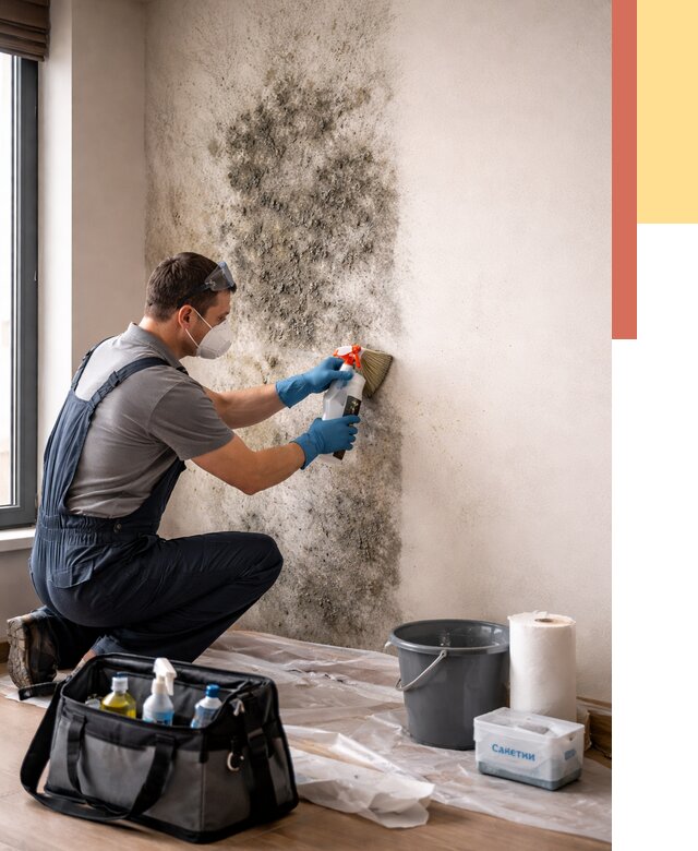 Удаление плесени со стен в Шумерле от 2336 руб. — быстро и недорого | ОТДЕЛОЧНИК-Шмр