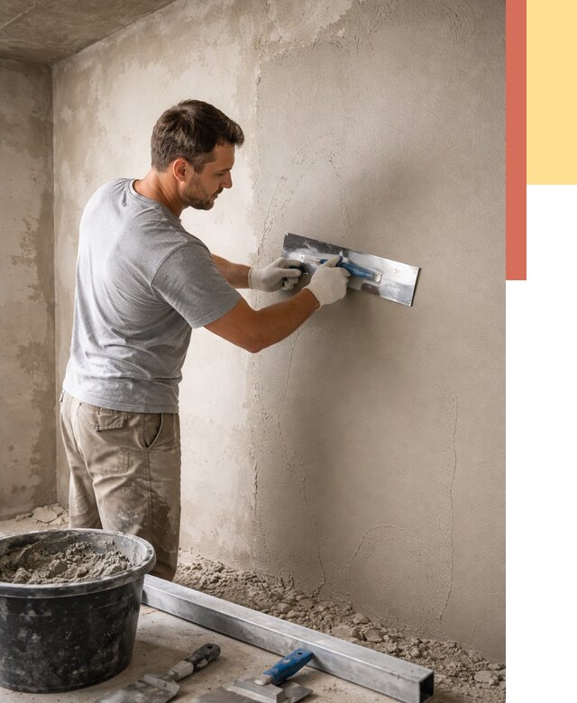 Штукатурка стен без маяков в Шумерле от 7821 руб/м2 — услуги и цена | ОТДЕЛОЧНИК-Шмр