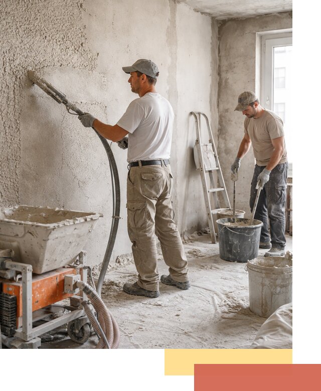 Машинная штукатурка стен в Шумерле — быстро и качественно