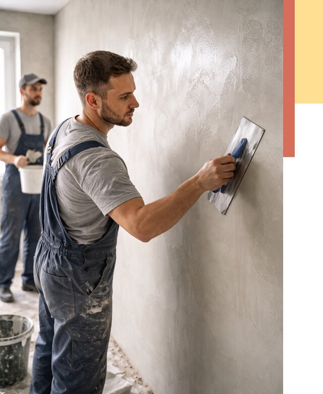 Глянцевание штукатурки стен в Шумерле от 8147 руб. — услуги и затирка | ОТДЕЛОЧНИК-Шмр