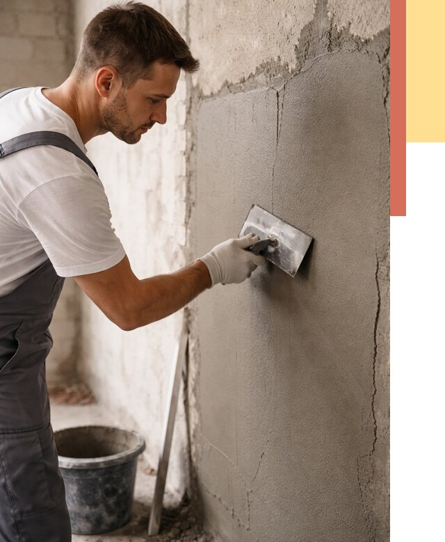 Штукатурка стен под плитку в Шумерле от 4562 руб./м2 — выравнивание под плитку | ОТДЕЛОЧНИК-Шмр