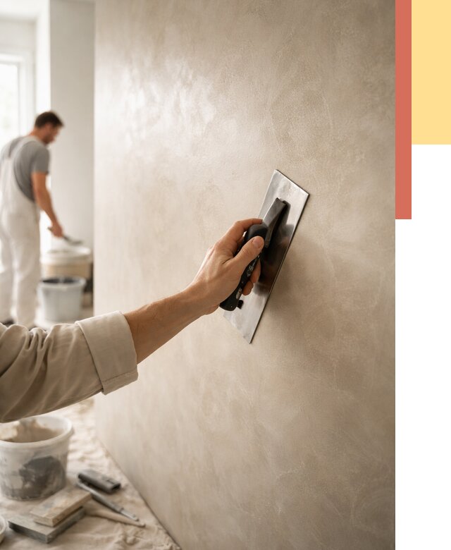 Венецианская штукатурка в Шумерле от 3802 руб/м² — нанесение стен под ключ | ОТДЕЛОЧНИК-Шмр