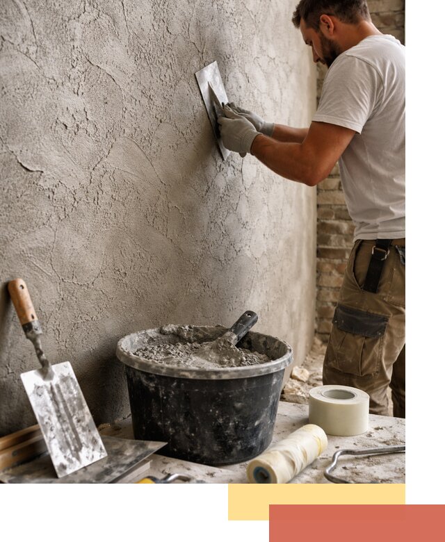 Декоративная штукатурка лофт в Шумерле — отделка стен и потолков