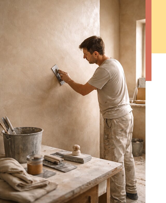 Марокканская штукатурка таделакт в Шумерле под ключ от 4562 руб. | ОТДЕЛОЧНИК-Шмр