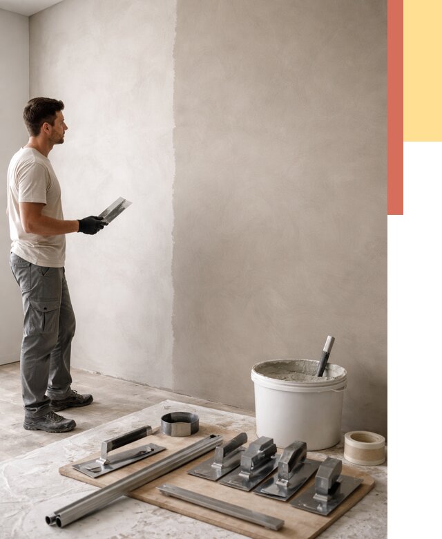 Нанесение микроцемента на стены в Шумерле от 3476 руб./м2 под ключ | ОТДЕЛОЧНИК-Шмр