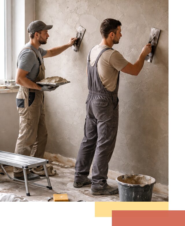 Ремонт декоративной штукатурки и восстановление фактуры в Шумерле