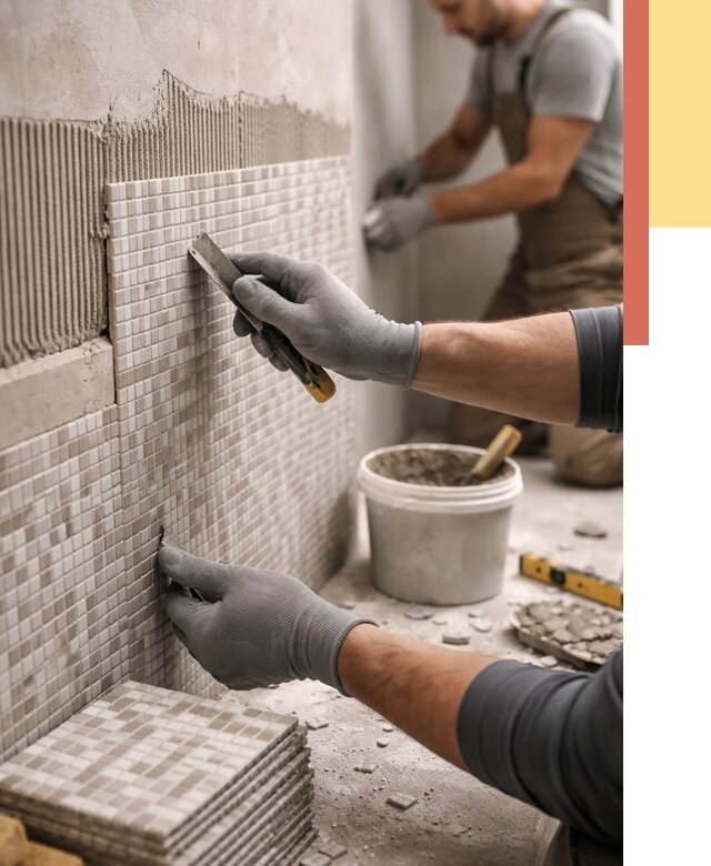 Облицовка стен мозаикой в Шумерле от 3476 руб/м2 — укладка мозаики на стены | ОТДЕЛОЧНИК-Шмр