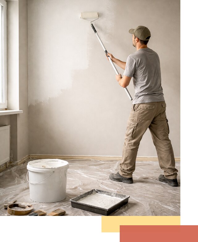 Покраска стен латексной краской в Шумерле качественно и быстро