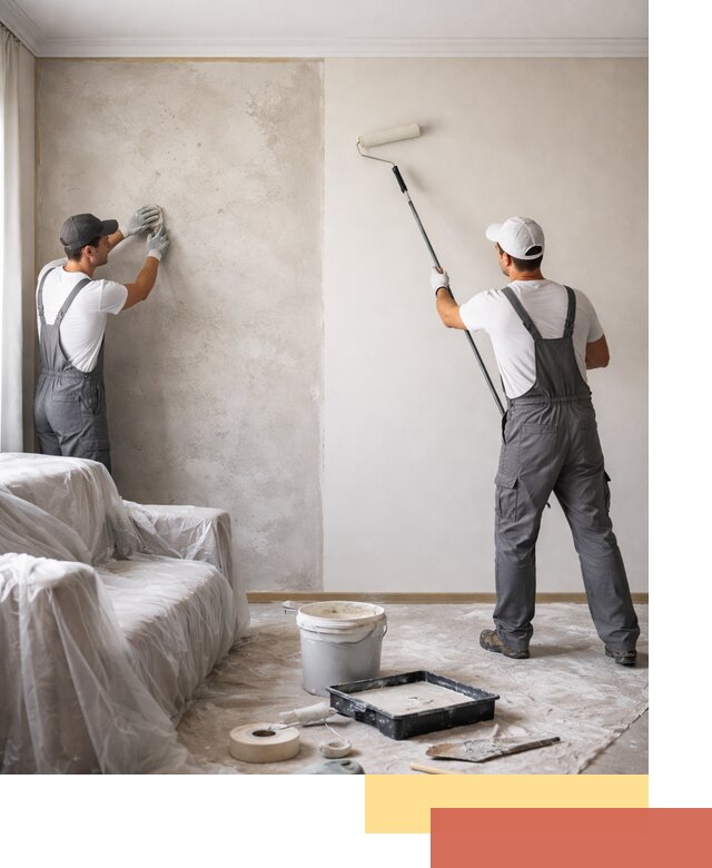 Покраска стен антивандальной краской в Шумерле