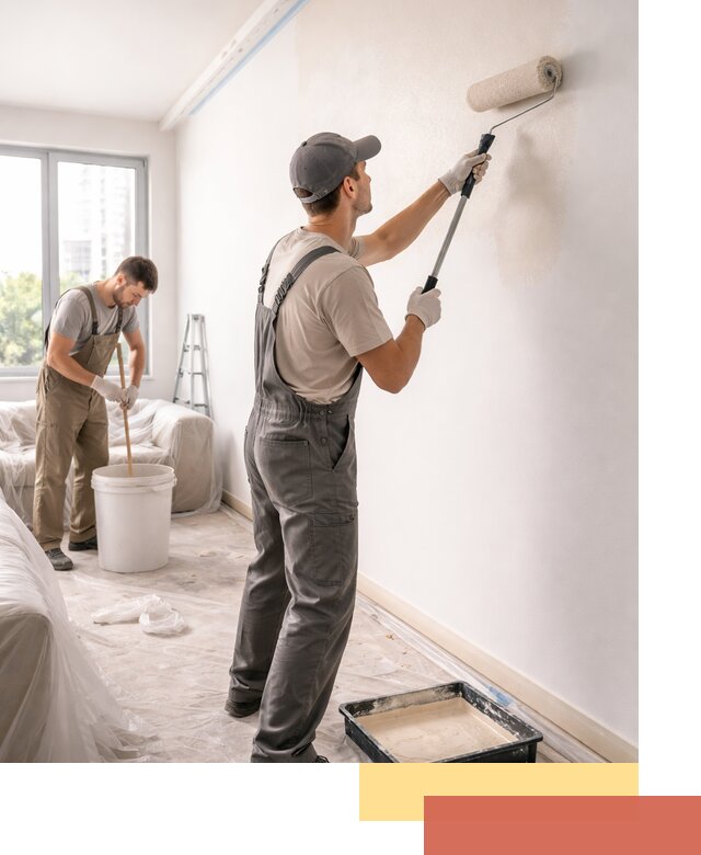 Покраска стен в офисе в Шумерле — быстрый и качественный ремонт