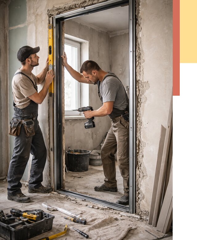 Закладка дверного проема в Шумерле от 3802 руб. — быстро и недорого | ОТДЕЛОЧНИК-Шмр