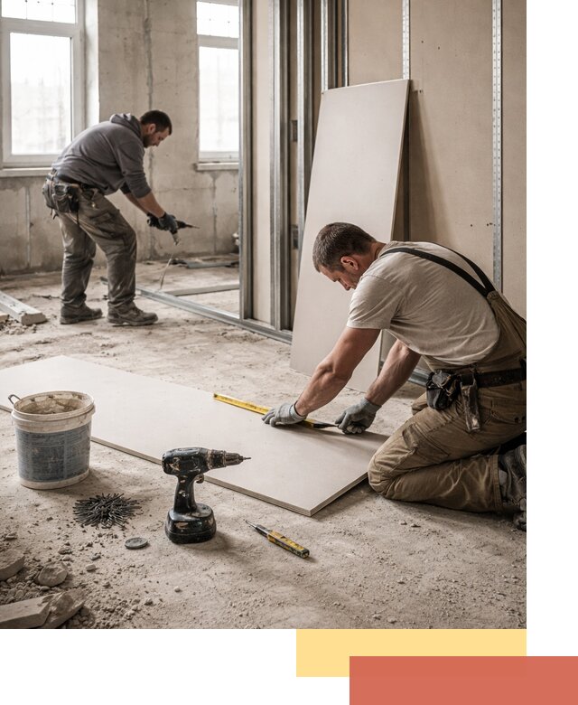 Кладка перегородок из ПГП под ключ в Шумерле