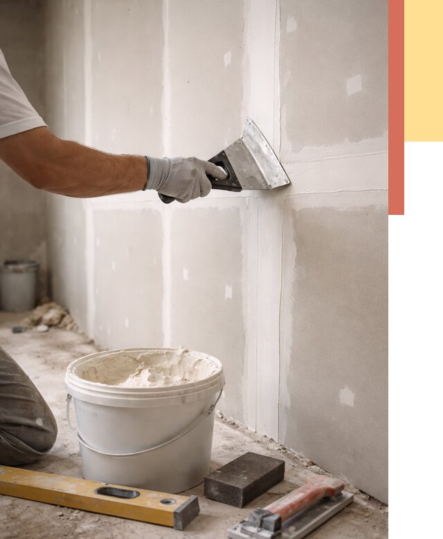 Шпаклевка перегородок из гипсокартона в Шумерле от 2716 руб. — услуги ОТДЕЛОЧНИК-Шмр