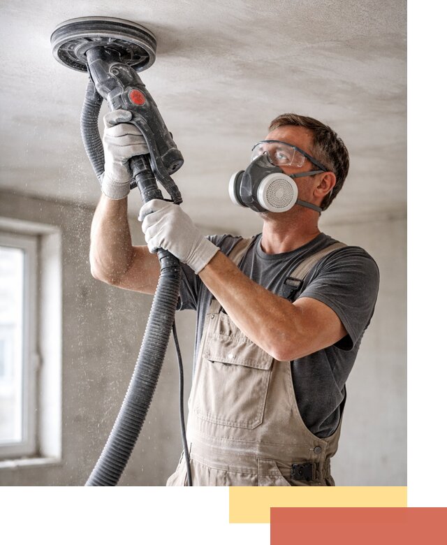 Шлифовка потолка в Шумерле — качественная подготовка под отделку