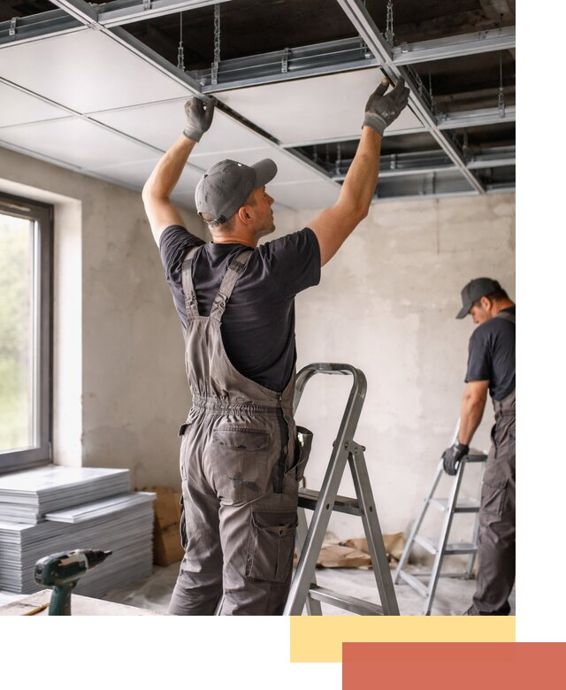 Монтаж кассетного потолка в Шумерле качественно и быстро