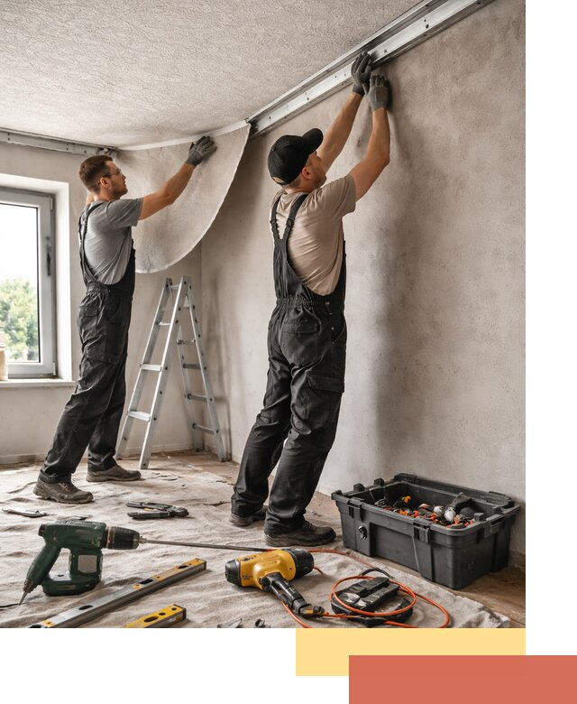 Монтаж фактурного натяжного потолка в Шумерле качественно и быстро