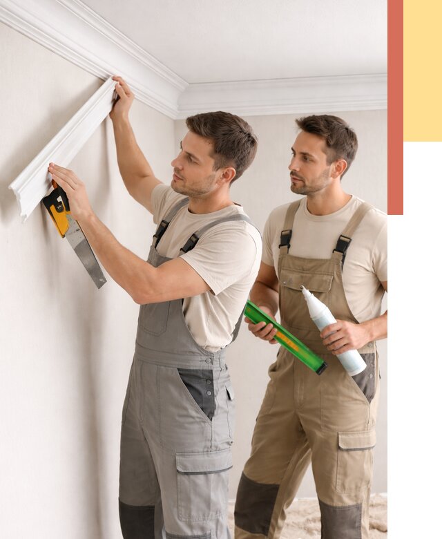 Монтаж потолочного плинтуса в Шумерле от 2498 руб. — быстро и недорого | ОТДЕЛОЧНИК-Шмр