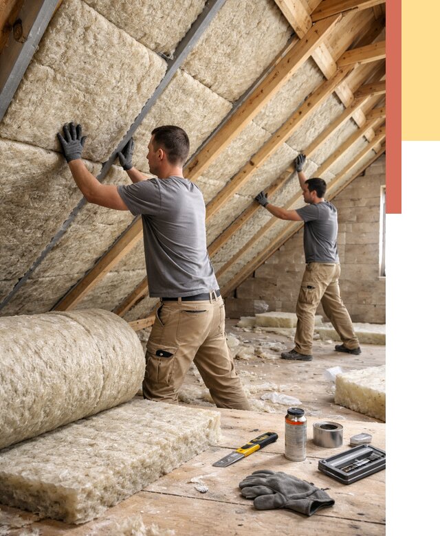 Утепление потолка минватой в Шумерле от 1575 руб. — быстро и недорого | ОТДЕЛОЧНИК-Шмр