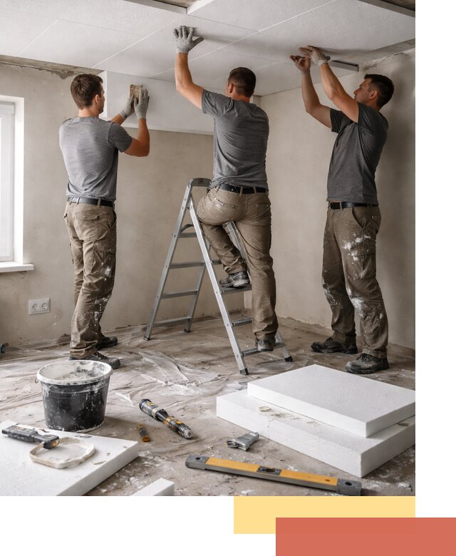 Утепление потолка пенопластом в Шумерле быстро и качественно