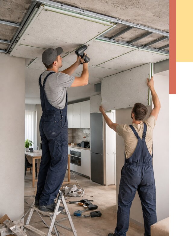 Шумоизоляция потолка панелями зипс в Шумерле от 2010 руб. под ключ | ОТДЕЛОЧНИК-Шмр